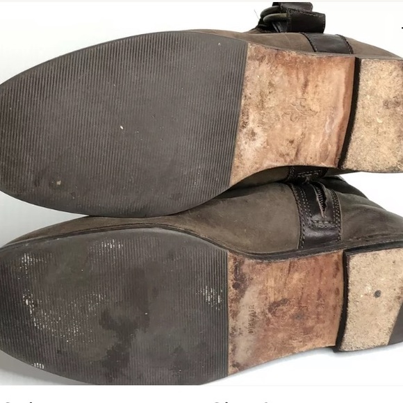 cole haan nike air boots brown